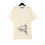 Correct version of pa beheaded bear short sleeves palm tree high street bat sleeves big logo letter on the back