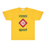 Casablanca T Shirts Fashion Print Street