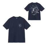 Summer running volume stussy short-sleeved t-shirt dice black eight ice cream comfy basics american couple summer t