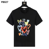 Psy wholesale american cho bunt-shirt colorful skull rabbit gradient letterprintingcouple short
