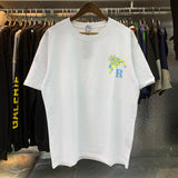 Rhude T Shirts Coconut Racing Printed Cotton Casual Short Sleeves Men and Women