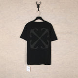Correct version offow rainbow gradient arrow twill cashew flower graffiti short-sleeved t-shirt