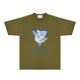 Casablanca T Shirts Fashion Print Street