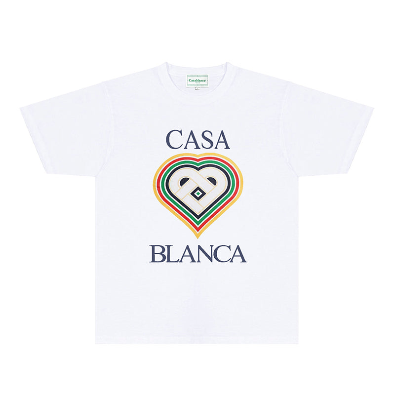 Casablanca T Shirts Fashion Print Street