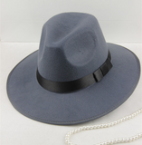 Walter White Hats Xu Wenqiang Jackson Wide Brim Top Hat Stage British Hat Jazz Wool Felt Hats