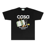 Casablanca T Shirts Fashion Print Street