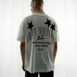 American cole buxton short sleeve men's couple ins high street spring summer loose t-shirt women's cb