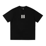 Cross-border wholesale fog double line essentials joint model three stripes short-sleeved t-shirt and shorts