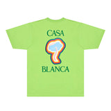 Casablanca T Shirts Fashion Print Street