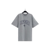 Correct version of pa beheaded bear short sleeves palm tree high street bat sleeves big logo letter on the back