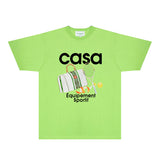 Casablanca T Shirts Fashion Print Street