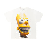 Wholesale billin hip-hop high street cartoon graphic dropped shoulder couple's short sleeve t-shirt