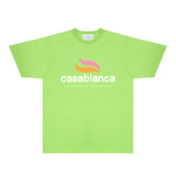 Casablanca T Shirts Fashion Print Street