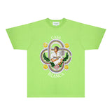 Casablanca T Shirts Fashion Print Street