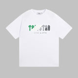 Cross-border trade trapstar rainbow letter gradient towel embroidery short sleeve t-shirt & fog high street shorts set