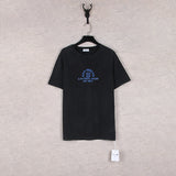 Correct version offow rainbow gradient arrow twill cashew flower graffiti short-sleeved t-shirt