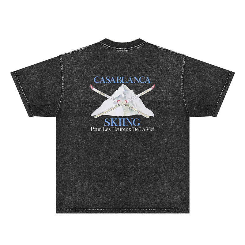 Casablanca Distressed T-Shirt