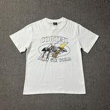 Wholesale foreign trade corteiz devil's island letter logo print short sleeve fog high street couple oversized t-shirt
