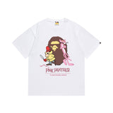 Japanese japanese ape journey bring in wealth and treasure cat short sleeve t youth street campus fashion youth