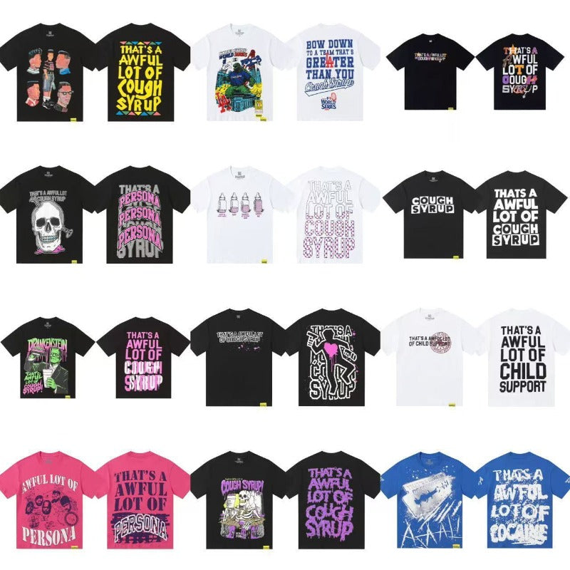 Wholesale that's a awful lot of coughsyrup short-sleeved american t-shirt