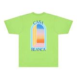 Casablanca T Shirts Fashion Print Street