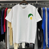 Rhude T Shirts Sunset Classic Print Cotton Casual Short Sleeve Men and Women