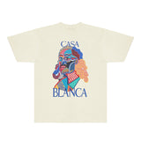 Casablanca T Shirts Fashion Print Street
