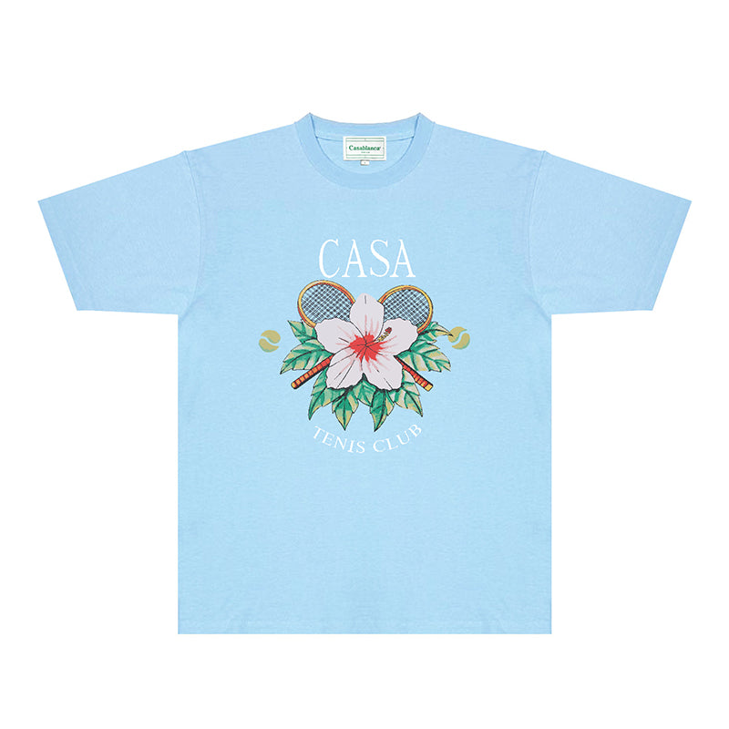 Casablanca T Shirts Fashion Print Street