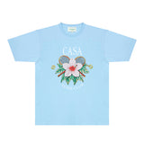 Casablanca T Shirts Fashion Print Street