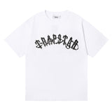 Cross-border foreign trade wholesale trapstar gradient letter ts tiger head printing short-sleeved couple loose high street