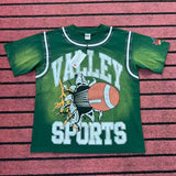 valley washed distressed printed short-sleeved hip-hop loose street t-shirt hooded