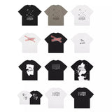 Mm series export wholesale margiela simple style digital four-corner mark couple short-sleeved t-shirtpure cotton high quality
