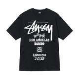 Three-label short-sleeve summer men's relaxed fit high-quality t-shirt