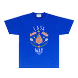 Casablanca T Shirts Fashion Print Street