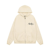 Vlone Hoodie autumn and winter electrocardiogram big V letter