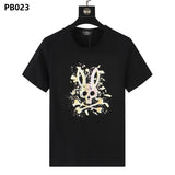 Psy wholesale american cho bunt-shirt colorful skull rabbit gradient letterprintingcouple short