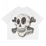 Wholesale billin hip-hop high street cartoon graphic dropped shoulder couple's short sleeve t-shirt