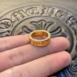 Chrome Heart Ring Personality Light Luxury Fashion