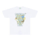 Casablanca T Shirts Fashion Print Street