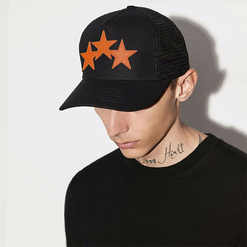Amiri Hat Embroidered Mesh Adjustable Sun Hat