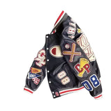 Unisex Baseball Jersey Embroidered Jacket Spring/Autumn Loose Baseball Uniform