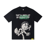 Ts cross-border that's a high quality awful pure cotton lot round neck t-shirt of short sleeve cough s