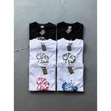High-quality, niche, premium american-style short-sleeve t-shirt with trendy sanskrit letter print