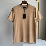 Tommy T Shirts Breathable and Comfortable Small Icon Embroidered T-shirt