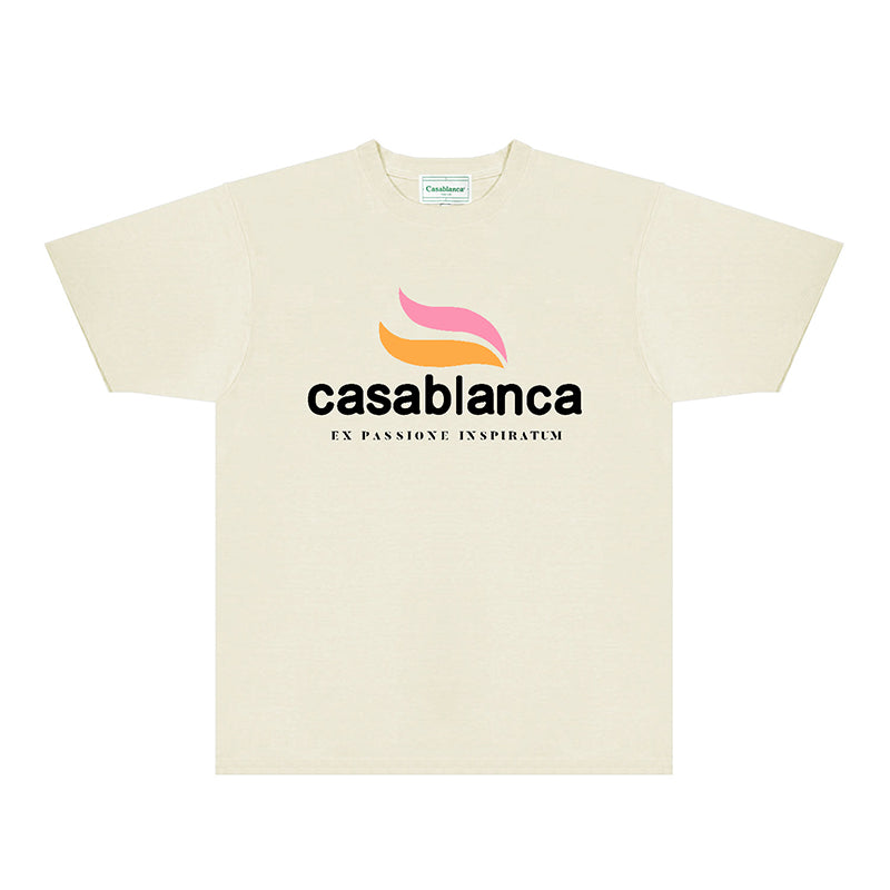 Casablanca T Shirts Fashion Print Street