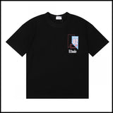 American trend rhu marlboro high definition printing de casual round neck short sleeve t-shirt export wholesale