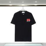 Casablanca spring/summer dreamland: starry castle casa letter logo short sleeve couple's tee