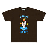 Casablanca T Shirts Fashion Print Street