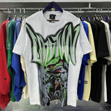 wholesale american trend mixed emotion alien octopus hot diamond angel short-sleeved couple full print