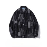 Unisex Baseball Jersey Vintage Denim Jacket